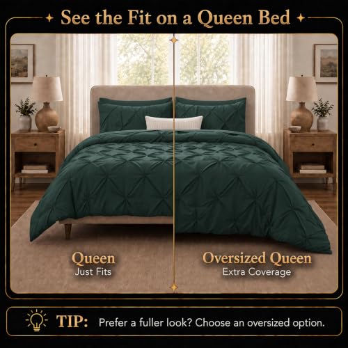 Queen Comforter Set Forest Green