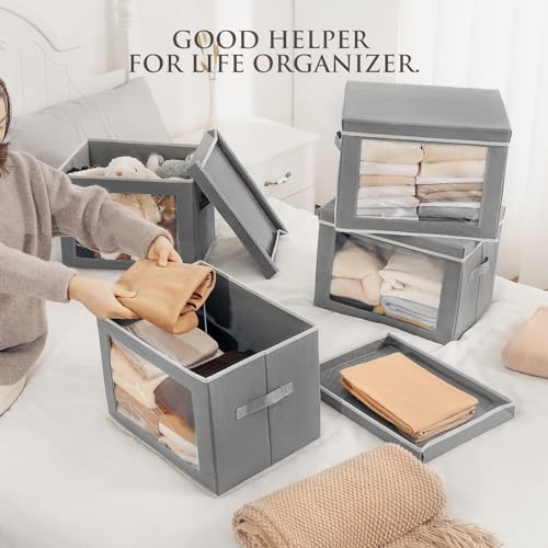 Storage Bins with Lids (3 Count)