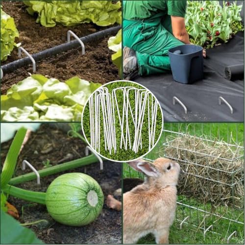 6 Inch Garden Stakes Galvanized Landscape Staples