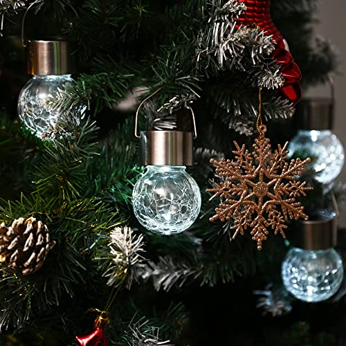 Solar Lights Outdoor Garden Decor Hanging Lantern for Outside 16Pc (16 Count)