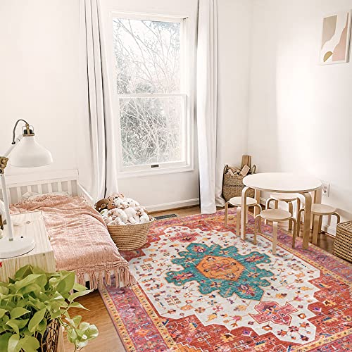 Ultra Thin Washable Vintage Area Rug