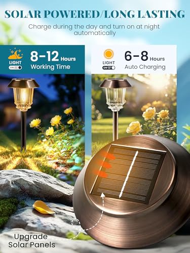Solar Lights Outdoor Waterproof (4 Count)