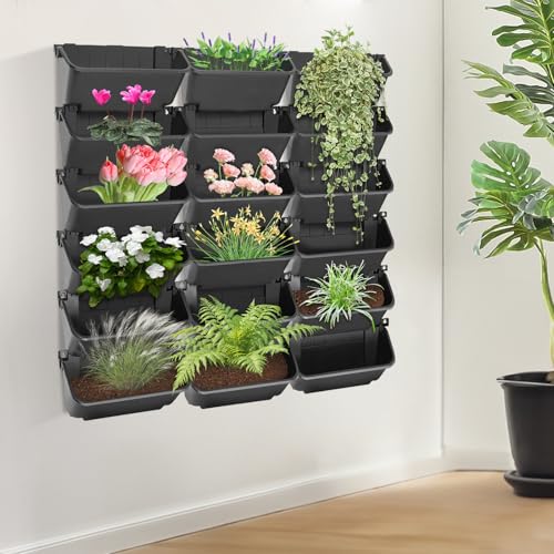 18Pcs Vertical Wall Planter