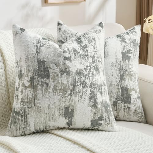 Pack of 2 Faux Cashmere Throw Pillow Covers 20x20 Inch (2 Count)