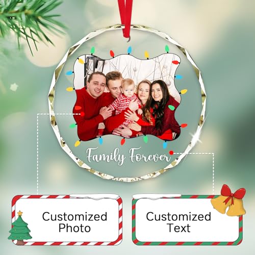 Personalized Christmas Ornaments with Photo