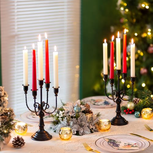 Black Candelabra Candle Holder