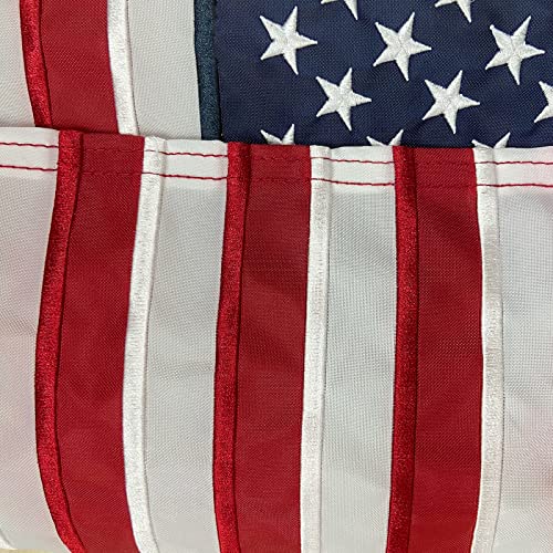 American Flag Garden Flag Embroidered Stars 12x18 Inch USA Small Flags for Yard US Flag Decor Outdoor