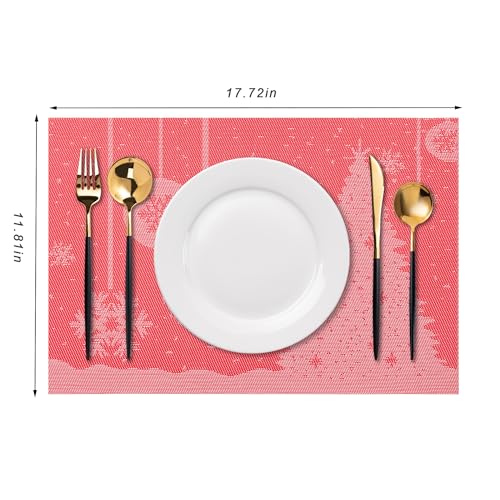 Placemats Set of 6 Washable Indoor (6 Count)