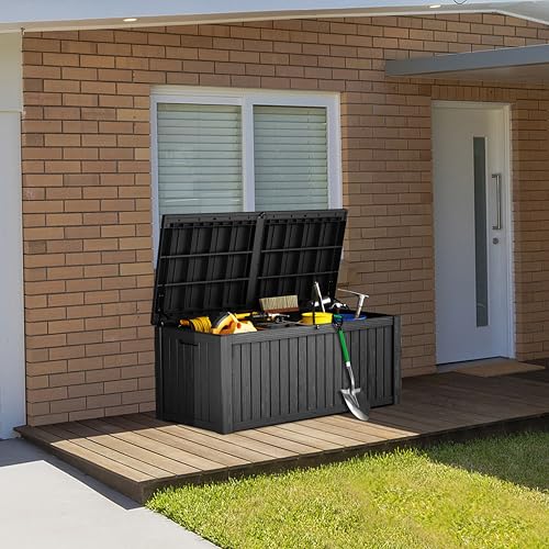 180 Gallon Resin Outdoor Storage Box