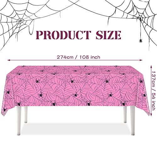 3 Pack Halloween Tablecloth Rectangular Table Halloween Party Decorations (3 Count)