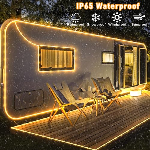 66FT 200 LED Rope Lights for Outside