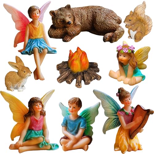 Fairy Garden Figurines (9 Count)