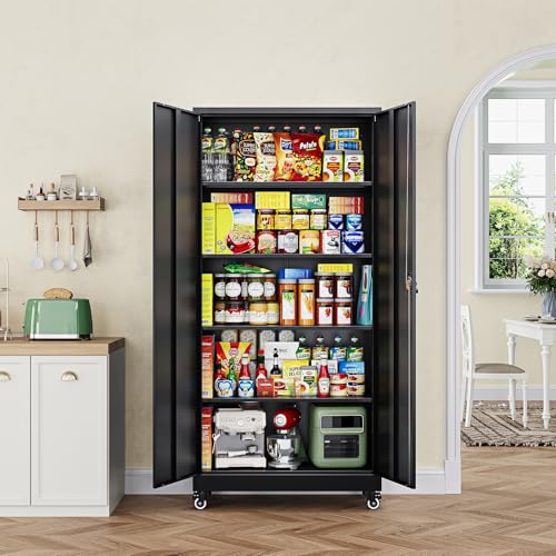 Metal Garage Storage Cabinets with Wheels