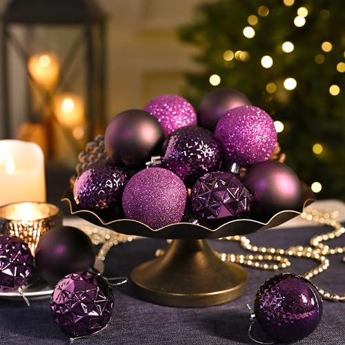 50ct Christmas Tree Decorations Ball Ornaments 2.36 Inches (50 Count)