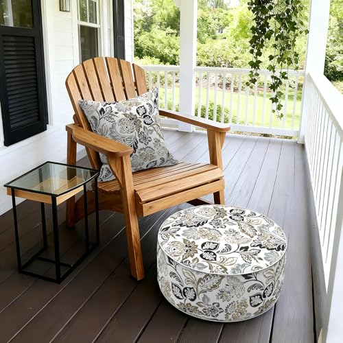 Inflatable Stool Ottoman Footrest with Handle