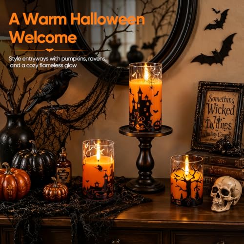 Halloween Flameless Candles