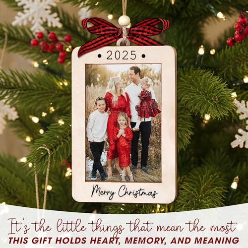 2025 Christmas Ornament Picture Frame