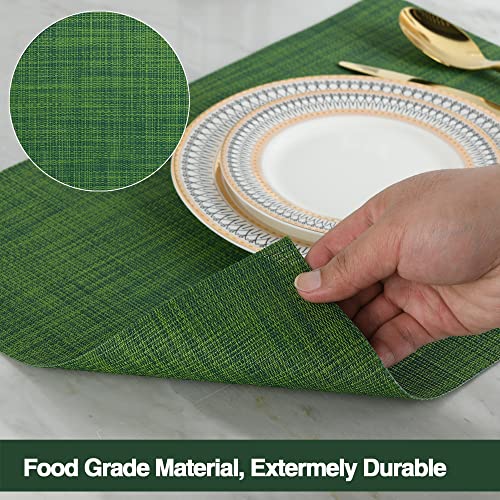 Green Placemats Set of 8 (8 Count)