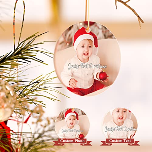 Personalized Christmas Ornaments 2 Pack