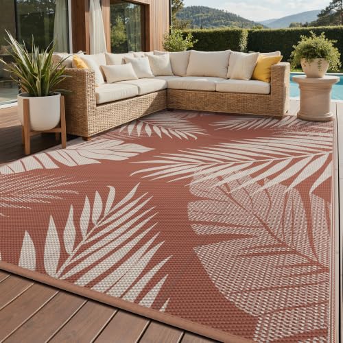Outdoor Rug Waterproof Plastic Rugs for Patio (108 Sq Ft)