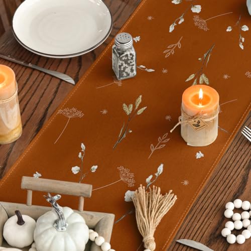 210 GSM Fall Table Runner Home Party Decor 13x36 Inch