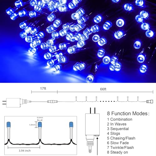66ft Christmas Decorative Mini Lights (83 Foot)
