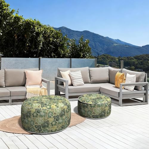 Inflatable Stool Ottoman Footrest with Handle
