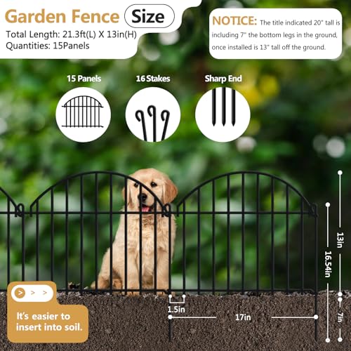 21.25ft x 20in Animal Barrier Fence