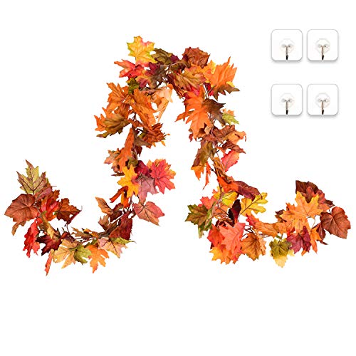 2 Pack Fall Maple Leaf Clearance (11.8 Foot)
