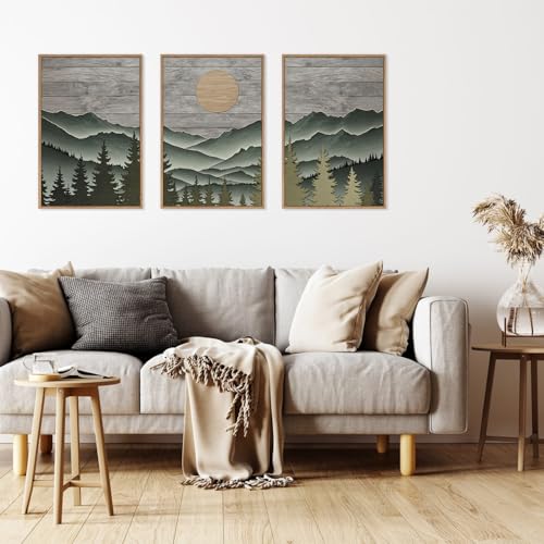 Mountain Framed Canvas Wall Art