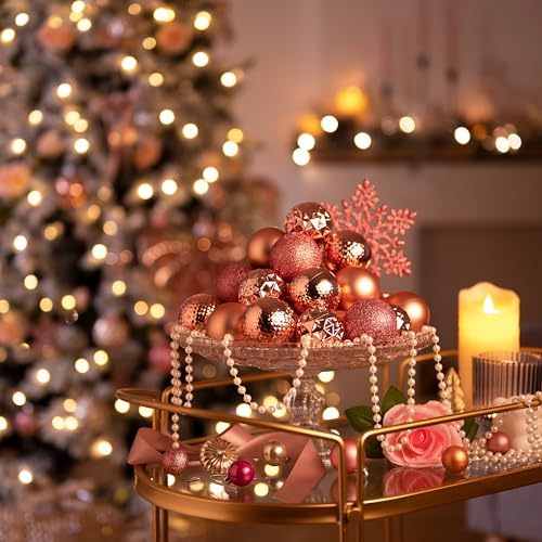 50ct Christmas Tree Decorations Ball Ornaments 2.36 Inches (50 Count)