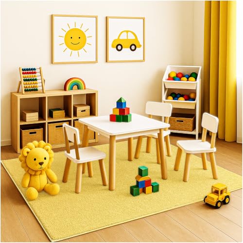 Soft & Colorful 6' x 8' Kids Classroom Area Rug