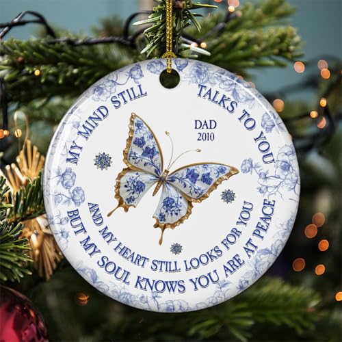 Personalized Memorial Ceramic Ornament