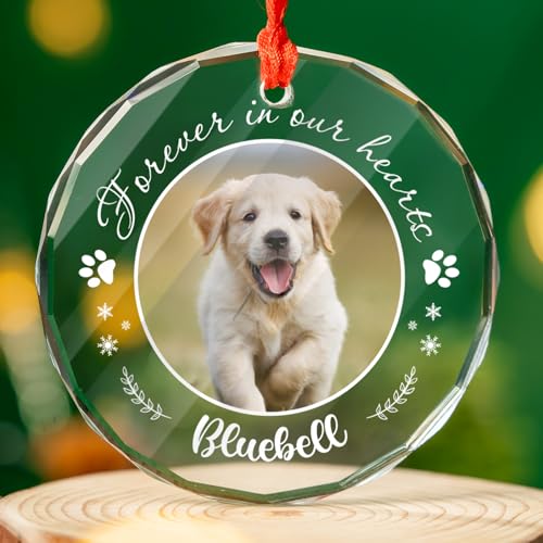 Personalized Pet Ornaments Dog Photo Ornaments Crystal Decor