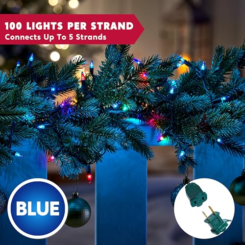 Blue Christmas String Lights (100 Count)