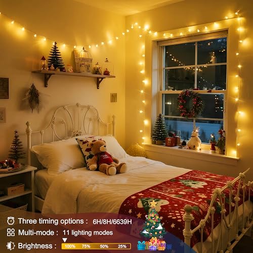 Globe String Lights Indoor Color Changing Christmas Lights Plug in