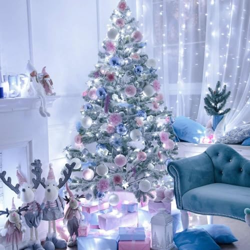 132 ft 400 LED White Christmas Lights Indoor Outdoor (132 Foot)