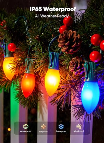150Ft Christmas Lights Outdoor (150 Count)