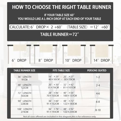 Halloween Ghost Pumpkin Table Runner for Table Decoration 13x72 Inch (6 Sq Ft)