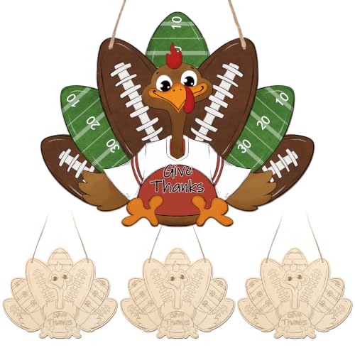 Paintable Thanksgiving Ornaments 3 Sets (3 Count)