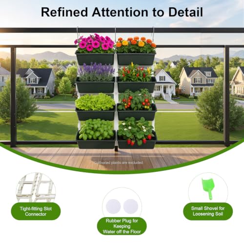 8 Pockets Vertical Planters