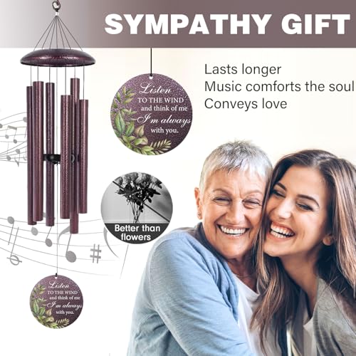 Personalized Memorial Wind Chime for Loss of Loved One 30