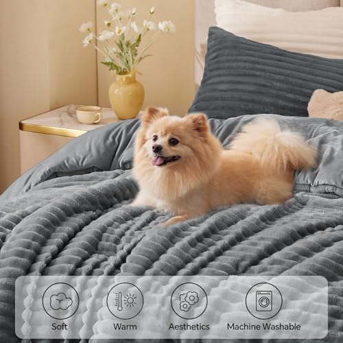 Fleece Full Comforter Set