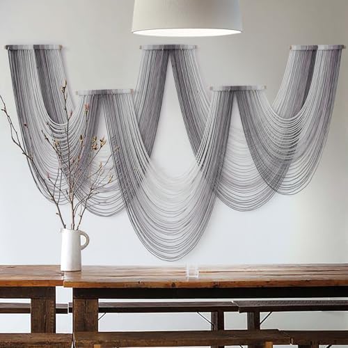 Macrame Wall Hanging Dip Dyed Purple Tapestry Fiber Art Boho Decor