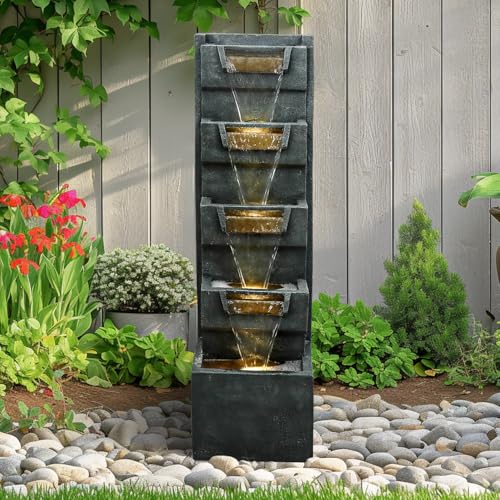4 Tiers Modern Cascading Indoor