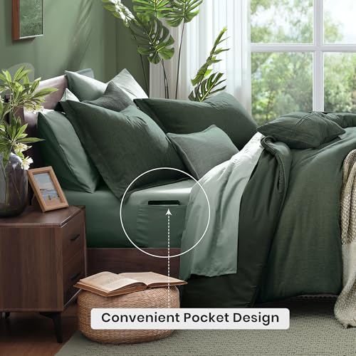 Full Size Comforter Set Deep Forest 7 Pieces Bed in a Bag