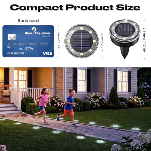 Mini Solar Ground Lights 24 Pack (24 Count)