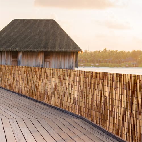 Natural Reed Fencing Roll 6.5x9.8FT Privacy Screen for Patio (63.5275 Sq Ft)
