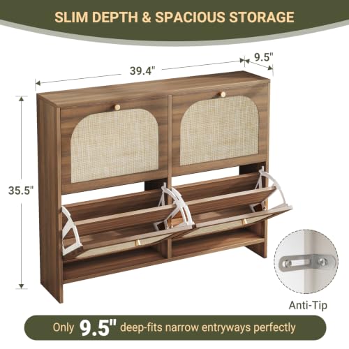 Shoe Cabinet Storage for Entryway