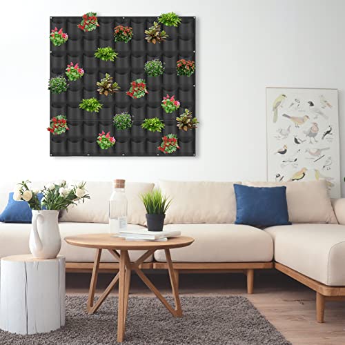 72 Pockets Hanging Planter Bags (72 Count)